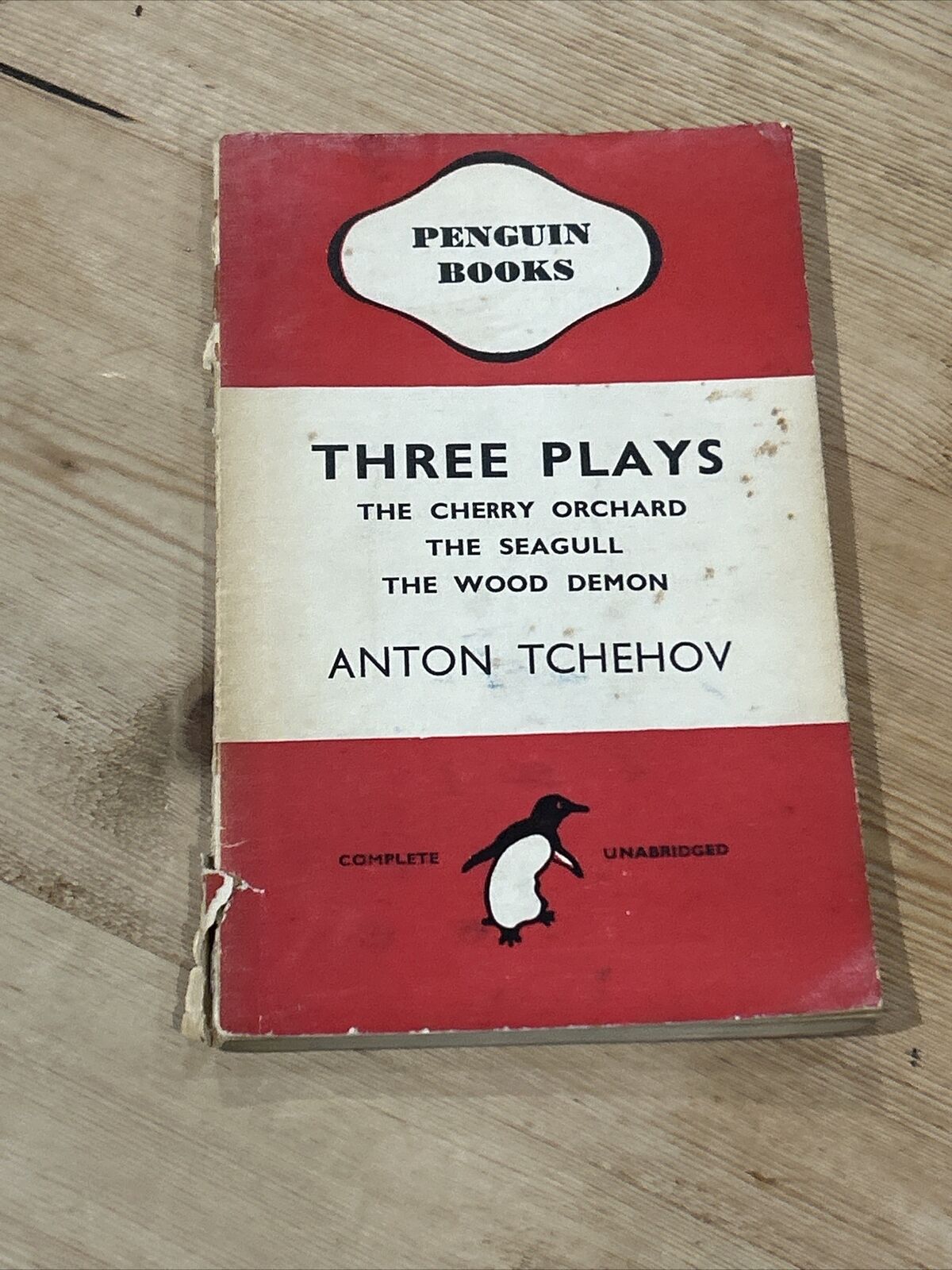 THREE PLAYS Cherry Orchard & Seagull , Anton Tchehov , Penguin Paperback 1941