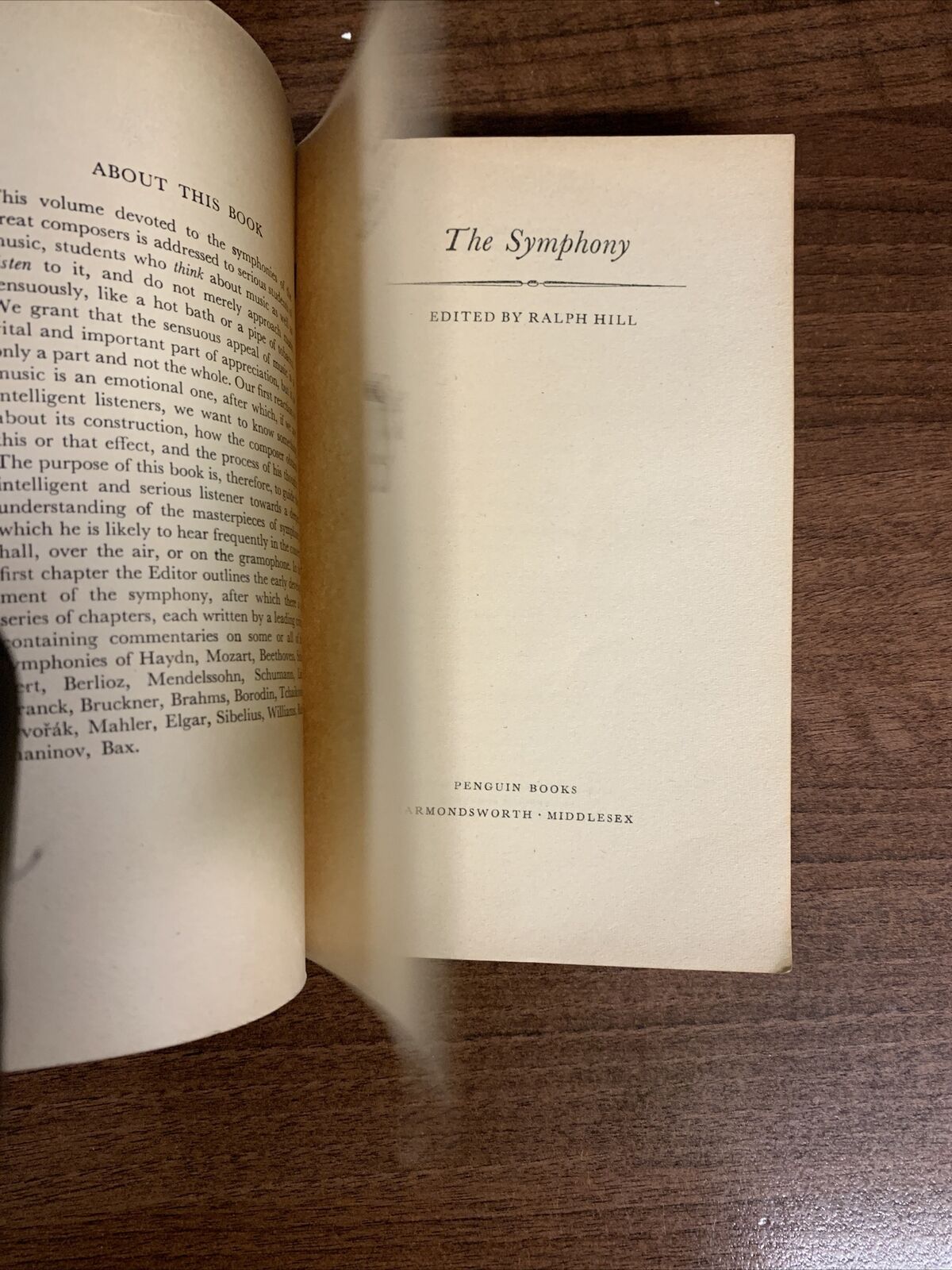 THE SYMPHONY By Ralph Hill PELICAN Books 1951 No A204