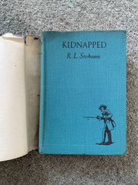 KIDNAPPED Robert Louis Stevenson Blackies Famous Books 1949 hardback dustjacket 