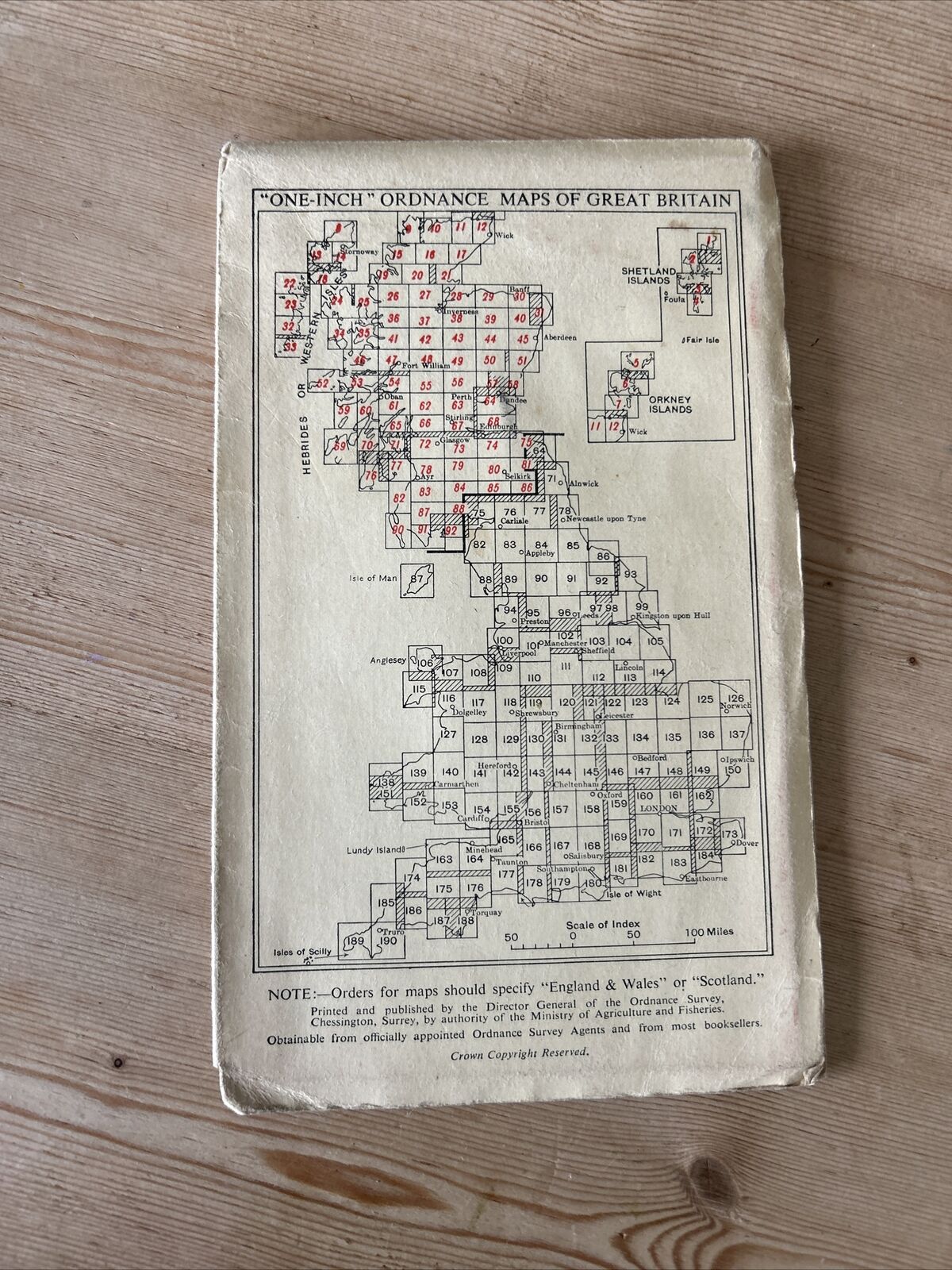 TAUNTON & LYME REGIS Ordnance Survey Sixth Series Paper Map 1946 Sheet 177