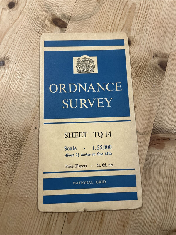 DORKING Ordnance Survey Sheet TQ14 1:25000 1956 Holmwood Capel