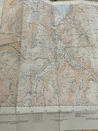 BORROWDALE Ordnance Survey Sheet NY21 1:25000 1956 Grange Lake District