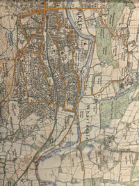 KEIGHLEY & ILKLEY Pathfinder Ordnance Survey Sheet SE04/14 1:25000 1983 Guiseley