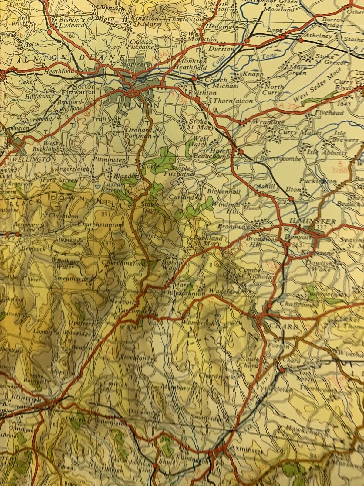 Southern England -Ordnance Survey Quarter Inch Sheet 16 1962 Map Bristol Cardiff