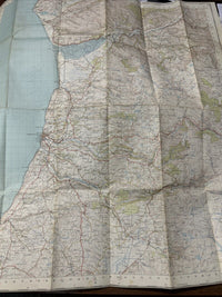 ABERYSTWYTH Ordnance Survey Paper Map 1952 Sheet 127 Seventh Series Machynlleth