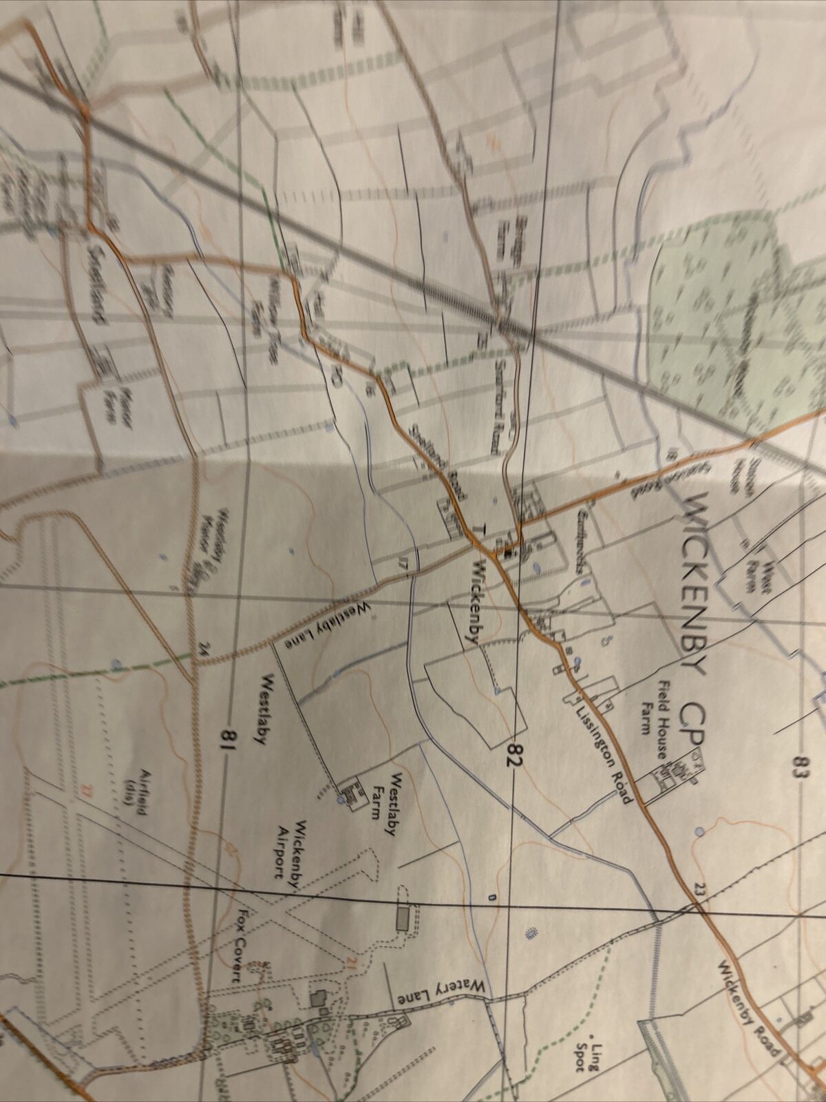 MARKET RASEN Pathfinder 747 TF08/18 Ordnance Survey 1:25,000 1984 East Barkwith