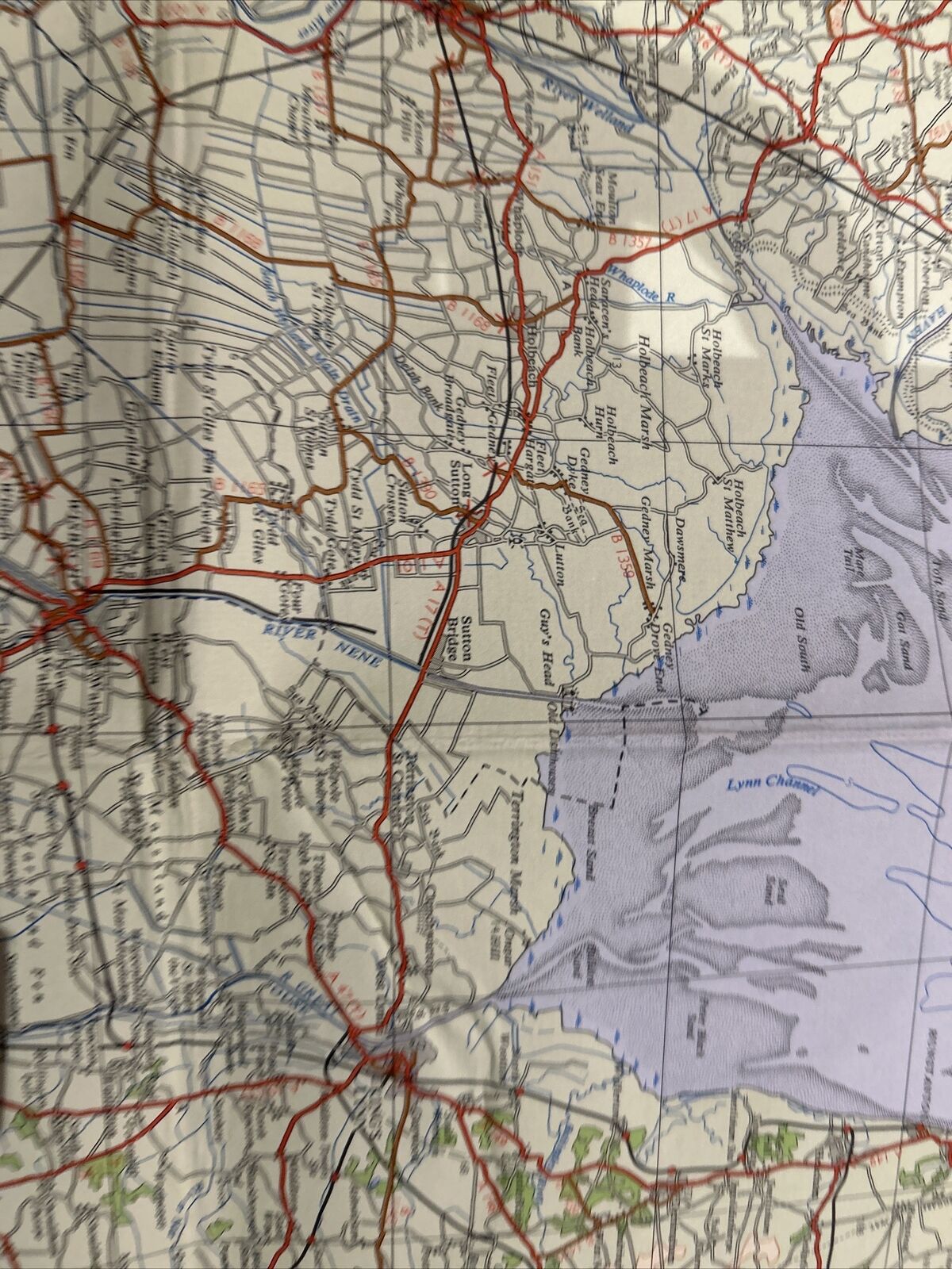 EAST ANGLIA 1962 CLOTH Ordnance Survey Quarter Inch Map Sheet 14 Ipswich Luton