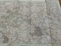 HENLEY-ON-THAMES WALLINGFORD Pathfinder 1156 Ordnance Survey Sheet 1:25000 1990