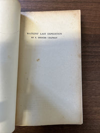 WATKINS L AST EXPEDITION, F Spencer Chapman, Penguin Pink Travel  No 133 1938