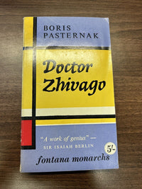 DOCTOR ZHIVAGO Boris Pasternak - Pan Books 1961 Fontana Monarchs Books