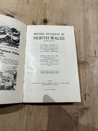 BRITISH HOLIDAYS IN NORTH WALES Guide Hardback Maps Photos