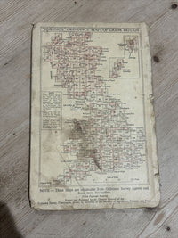 RHUM & Part Of SKYE No 33 1957 Paper Seventh Series Ordnance Survey One Inch Map