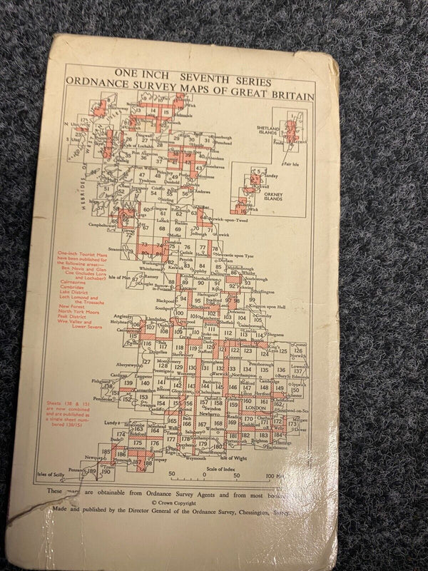 LONDON S.e Ordnance Survey Map 1964 No 171