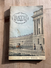 BATH THE GEORGIAN CITY Official Guide Book 1965 Maps Photos History