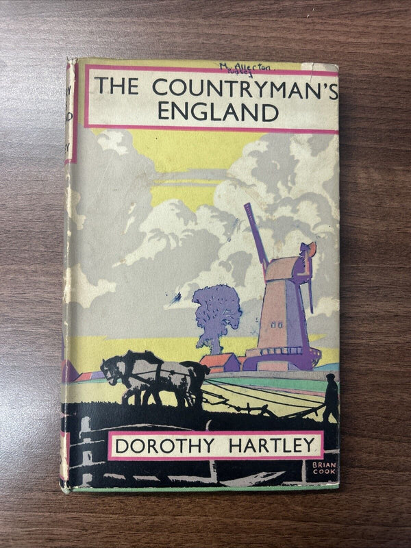 THE COUNTRYMANS ENGLAND Dorothy Hartley Hardback 1943 Dust Jacket Photos