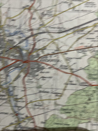 WINCHESTER Ordnance Survey Seventh Series CLOTH 1 Inch Map Sheet 168 1959