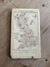 SOUTH SKYE & ARISAIG Ordnance Survey Seventh Series Cloth One inch 1957 Sheet 34