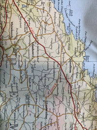 Bartholomew Half Inch Map - PEMBROKE South Wales No 11 1963 Carmarthen