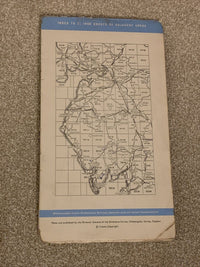 HAVERTHWAITE Ordnance Survey 2 And A Half Inch Map 1:25000 1966 Sheet SD38 Lakes