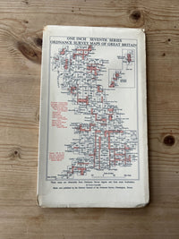 LUDLOW Ordnance Survey Seventh Series Paper One inch 1952/63 Sheet 129 Brimfield