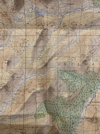 BEN NEVIS & GLEN COE - ORDNANCE SURVEY TOURIST MAP 1959 - Oban Glenfinnan