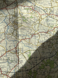 TAUNTON & LYME REGIS Ordnance Survey Seventh Series CLOTH 1 inch 1960 Sheet 177