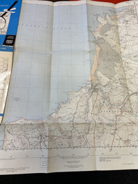 PERRANPORTH 1965 Ordnance Survey Sheet SW75 2 & Half Inch MAP Cornwall