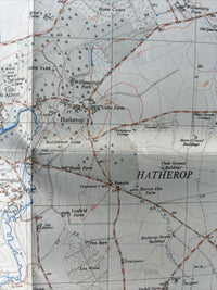 FAIRFORD Ordnance Survey 1:25,000 First Series Sheet SP10 1959 Hatherop Bibury