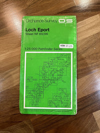 LOCH EPORT Ordnance Survey Second Series Pathfinder Sheet NF86/96 1977 Lochmaddy