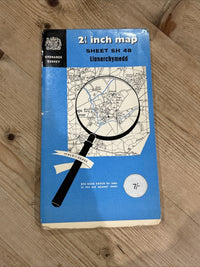 LLANERCHYMEDD Ordnance Survey Sheet SH48  2 & Half Inch MAP 1956