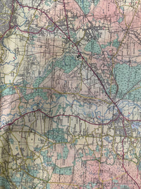 NEW FOREST - paper ORDNANCE SURVEY TOURIST MAP 1966 Poole Totland Southampton