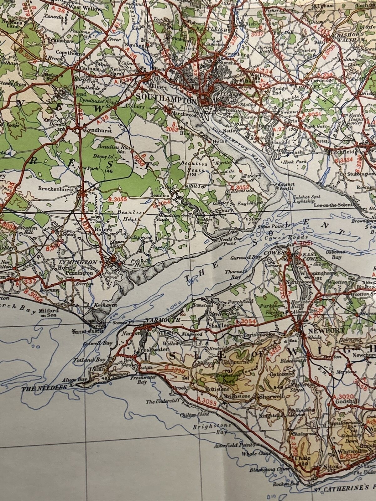 ENGLAND SOUTH 1945 Ordnance Survey Paper Sheet 11 Quarter In Map Fourth Edition