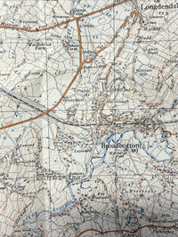 ASHTON-UNDER-LYNE Ordnance Survey First Series Sheet SK99 1:25,000 1951 Romily