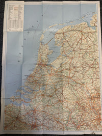 NETHERLANDS Holland -  Geographia Map 1973 Collectable Series