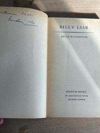 BILLY LIAR Keith Waterhouse - Penguin Book 1962 No 1783 Penguin First