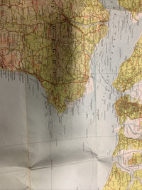 NEW FOREST Bartholomews Half Inch Map No 5 1964 Including Isle Of Wight Poole