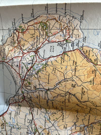 SCOTLAND SOUTH WEST Ordnance Survey Paper Sheet 2 Quarter Inch Map 4th Ed 1946