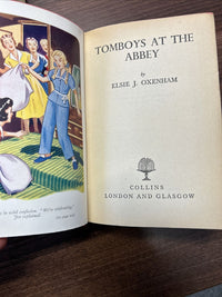 TOMBOYS AT THE ABBEY Elsie B Oxenham Collins 1959 Hardback Jacket Schoolgirls