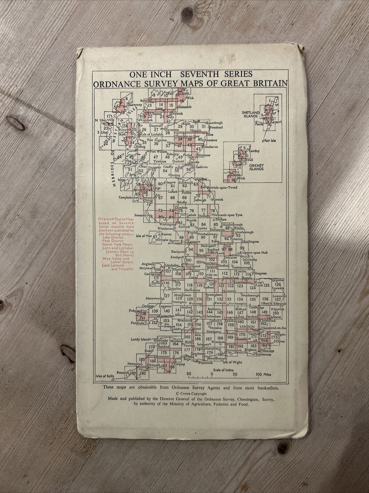 BANBURY No 145 1953 Paper Seventh Series Ordnance Survey One Inch Map Woodstock