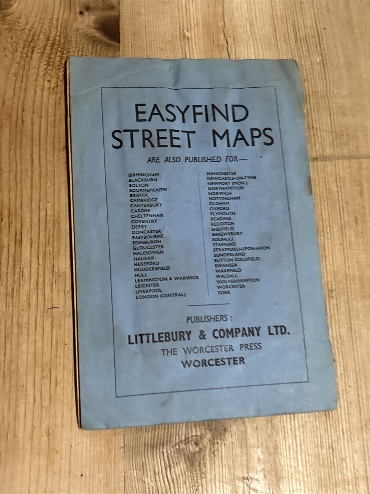 GLOUCESTER Easyfind New Map And Street Directory Circa 1970?