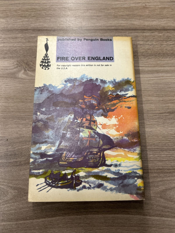 FIRE OVER ENGLAND By A E W Mason paperback Peacock Penguin Books 1963 PK25