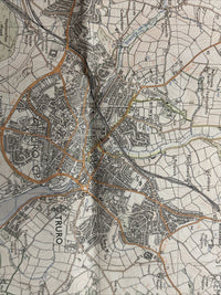 TRURO Pathfinder Ordnance Survey SW74/84 1:25,000 1977 Probus Chacewater