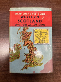 WESTERN SCOTLAND Skye Oban - Ward Locks Red Guide Hardback Dust Jacket Maps