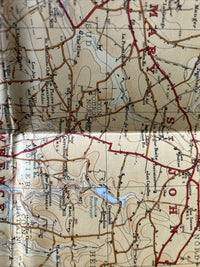 JERSEY Ordnance Survey Two Inch Map Good Condition 1914 1933 Rep Channel Islands