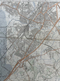 ASHFORD AND LYMINGE Pathfinder Ordnance Survey TR04/14 1:25000 1982 Wye