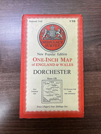 DORCHESTER Ordnance Survey Paper Sixth Series 1945 Sheet 178 One Inch