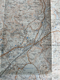 LITTLEBOROUGH Ordnance Survey 1:25000 First Series Sheet SD91 1954 Milnrow