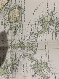 THE ORKNEY ISLANDS Ordnance Survey Quarter Inch Sheet 9 1923 Dunnet Head Wick