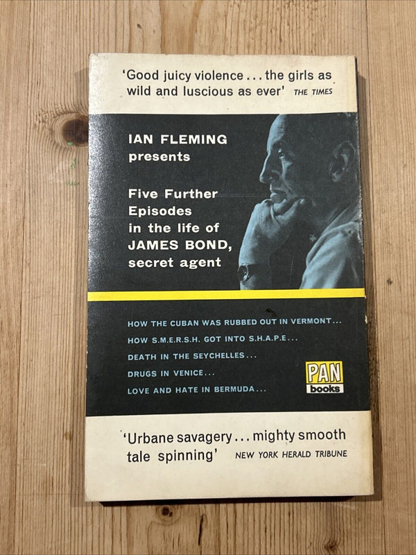 FOR YOUR EYES ONLY James Bond By Ian Fleming Pan Books 1965 No X239 007