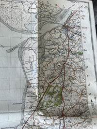 PWLLHELI Ordnance Survey One In Map 1947 Sixth Edition Sheet 115 Trevor